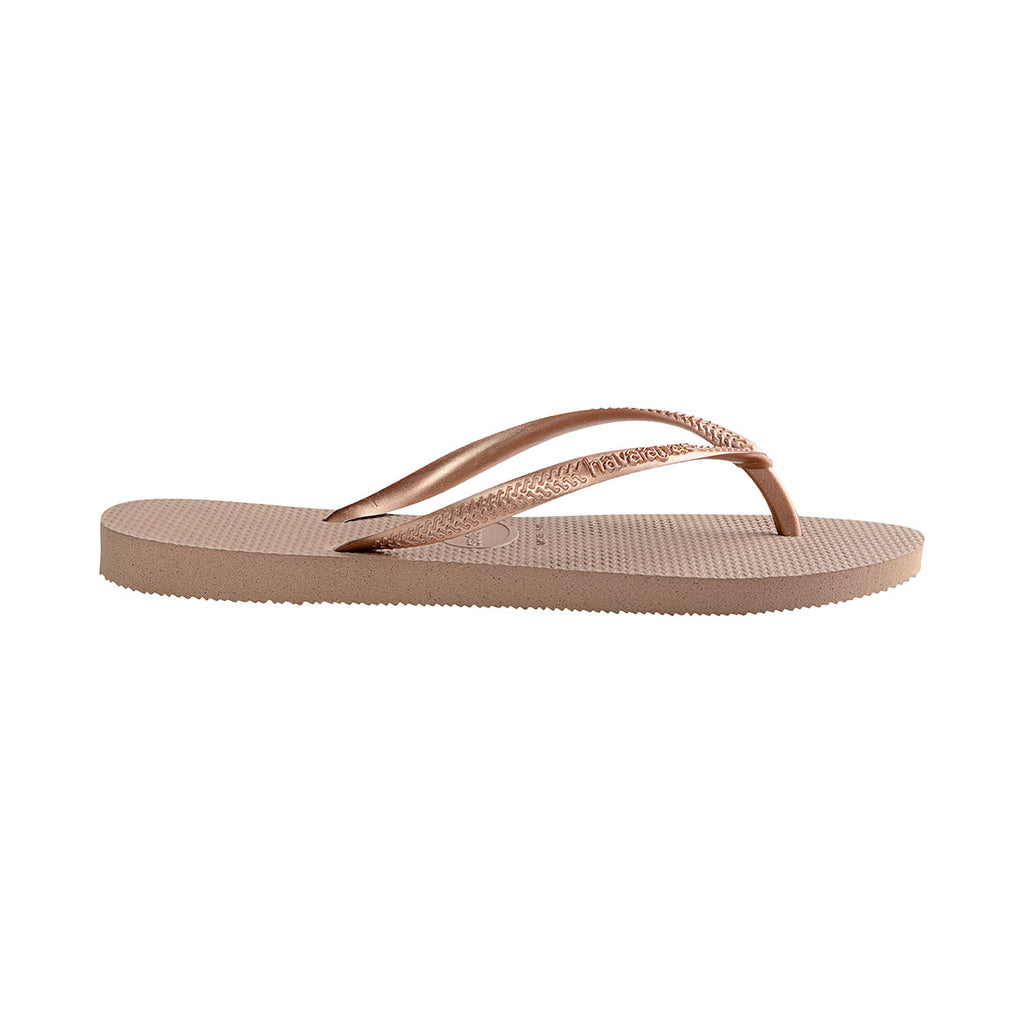 Slim Flip Flops Rose Gold - Havaianas Canada
